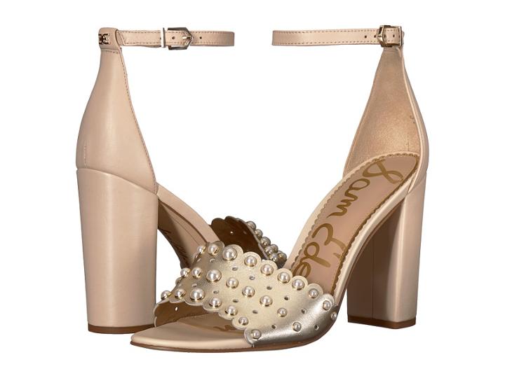 Sam Edelman Yaria 2 (jute/modern Ivory Polished Metallic Leather/nappa Luva Leather) Women's Sandals