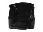 Blowfish Daxx (black Embossed Fawn Pu) Women's Zip Boots