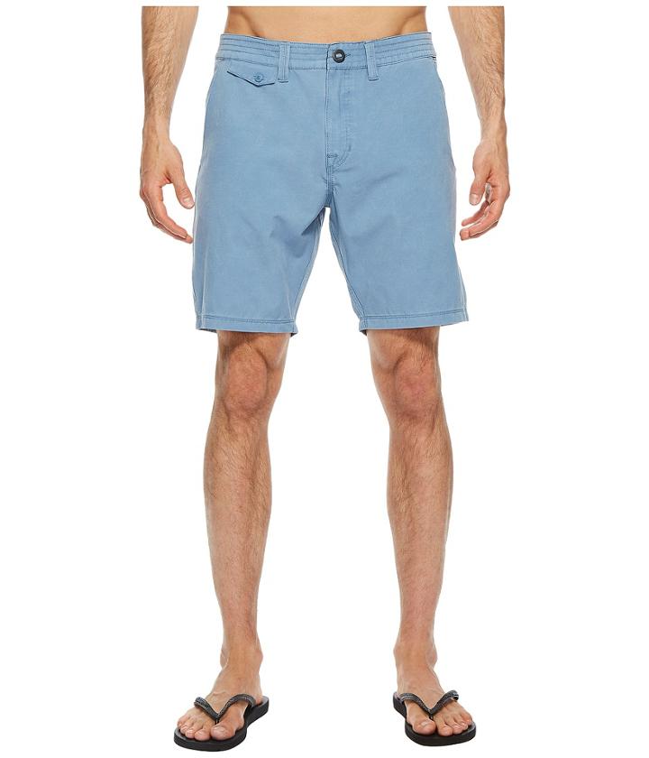 Volcom Frickin Snt Faded (wrecked Indigo) Men's Shorts