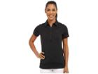 Under Armour Golf Zinger Polo (black/black/black) Women's Short Sleeve Pullover