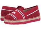 Michael Michael Kors Raya Espadrille (bright Red) Women's Shoes