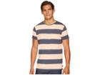 Scotch & Soda Ams Blauw Single Pocket Regular Fit Colored Striped T-shirt (combo B) Men's T Shirt