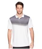 Puma Golf Road Map Polo (bright White/black) Men's Short Sleeve Knit