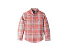 Polo Ralph Lauren Kids Plaid Cotton Poplin Shirt (little Kids/big Kids) (red Multi) Boy's Clothing