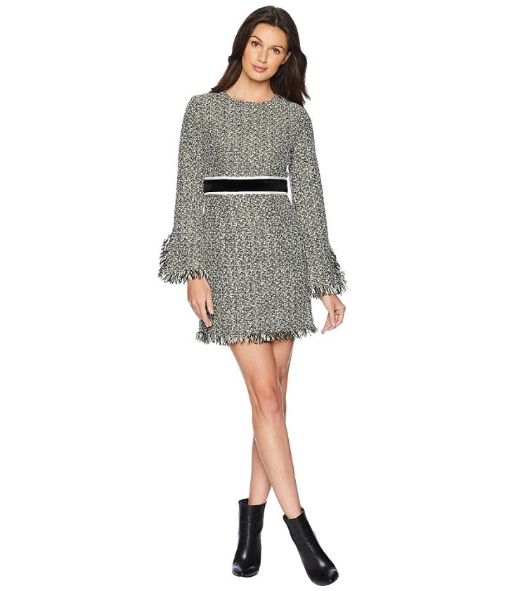 Juicy Couture Hard Woven Hudson Tweed Shift Dress (lost Labrynth Angel Hudson Tweed) Women's Dress
