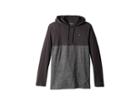 Quiksilver Edo District Hoodie Tee (dark Grey Heather) Men's T Shirt