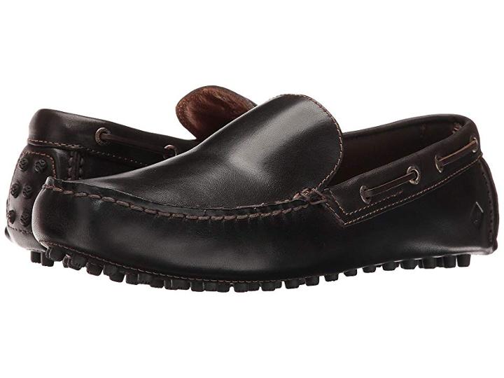 Sperry Hamilton Venetian (dark Brown) Men's Lace Up Moc Toe Shoes