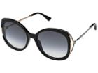 Jimmy Choo Lila/s (black/dark Grey Gradient) Fashion Sunglasses