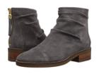 Cole Haan Riona Grand Back Zip Bootie (stormcloud Suede) Women's Boots