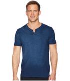 Lucky Brand Notch Neck Tee (medium Indigo) Men's T Shirt