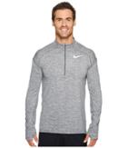 Nike Dry Element 1/2 Zip Running Top (dark Grey/heather) Men's Sweatshirt