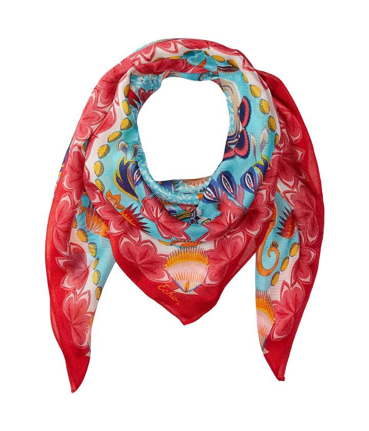 Echo Design Sea Life Silk Scarf (tasman) Scarves