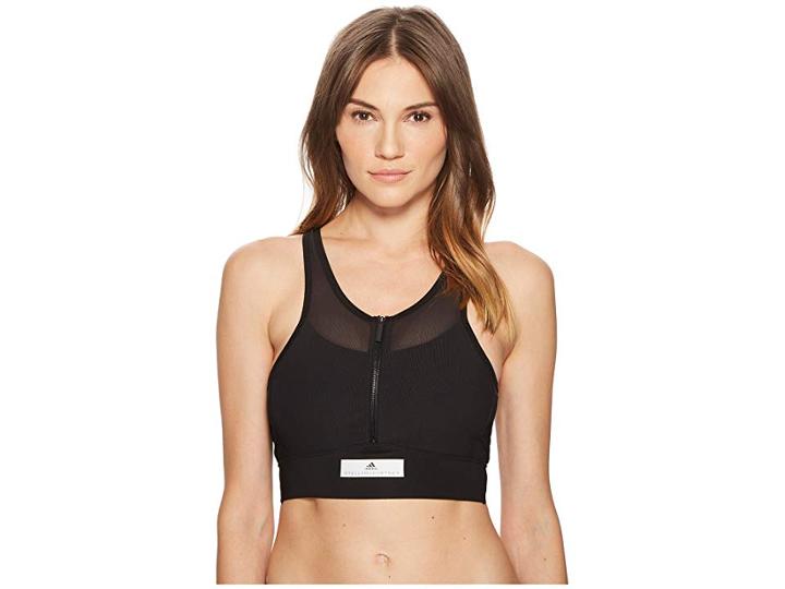 Adidas By Stella Mccartney Run Adizero Crop Top Cy7306 (black) Women's Clothing