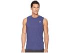 New Balance Heather Stretch Sleeveless (pigment) Men's Sleeveless