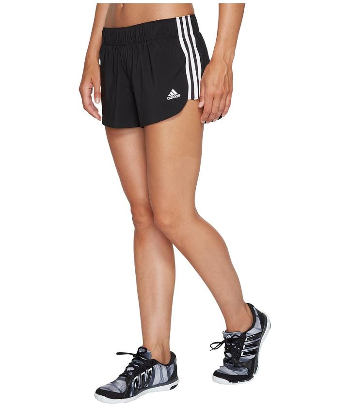 Adidas M18 Woven Shorts (black/white) Women's Shorts