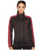 Adidas D2m Track Jacket (black/energy Pink F17) Women's Coat