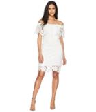 Romeo & Juliet Couture Off The Shoulder Lace Dress (white) Women's Dress