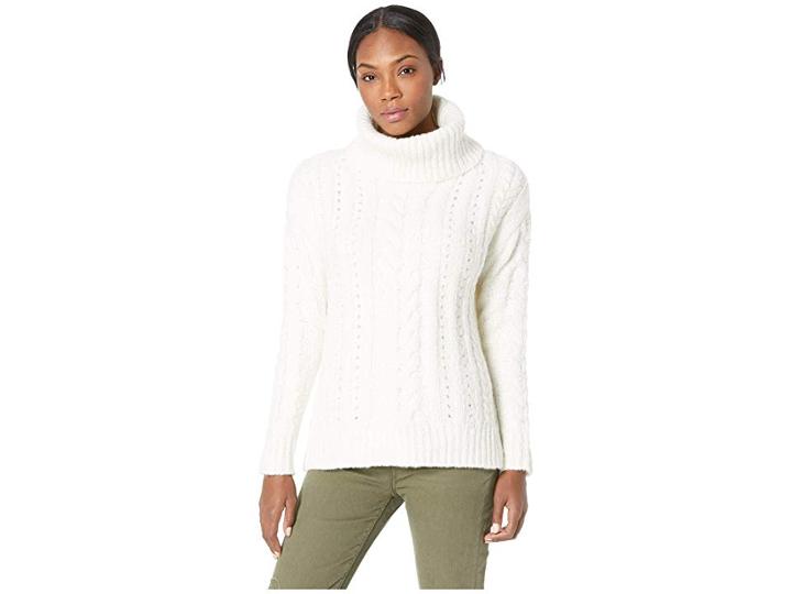 Smartwool Moon Ridge Boyfriend Sweater (ivory) Women's Sweater
