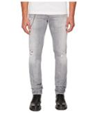 Dsquared2 Slim Jean (light Grey Broken Wash) Men's Jeans