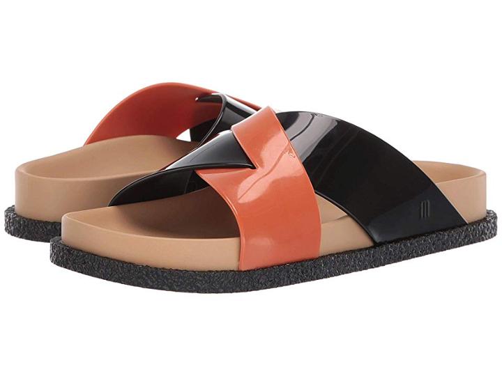 Melissa Shoes Energy (black/beige/orange) Women's Sandals
