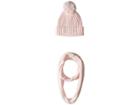 Calvin Klein Pom Hat And Loop Two-piece Set (petal) Scarves