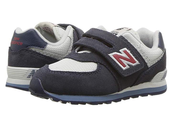 New Balance Kids Iv574v1 (infant/toddler) (navy/red) Kids Shoes