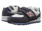 New Balance Kids Iv574v1 (infant/toddler) (navy/red) Kids Shoes