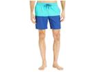 Mr. Swim Color Block Dale Swim Trunks (aqua/blue) Men's Swimwear