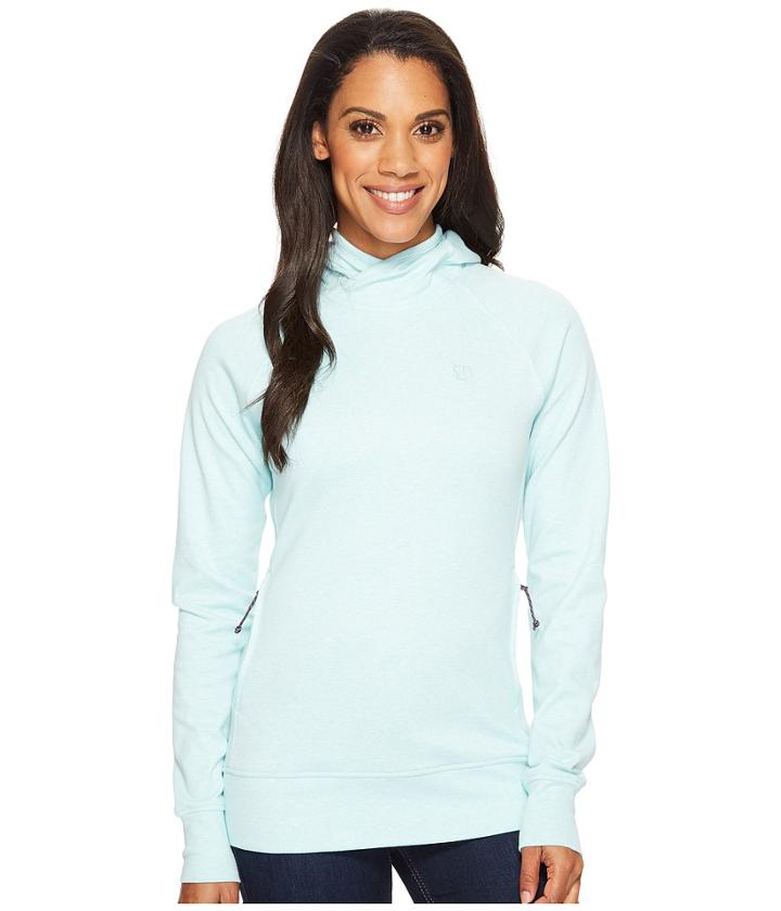 Fjallraven High Coast Hoodie (ocean Mist) Women's Sweatshirt