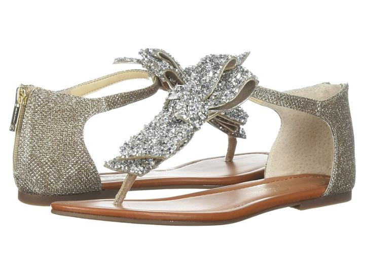 Jessica Simpson Kellise (gold Jessica Simpson Sparkle Mesh) Women's Flat Shoes