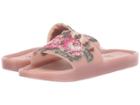 Melissa Shoes Beach Slide Flower (pink/green) Women's Shoes