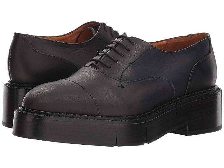 Clergerie Charli (black Veg) Women's Lace Up Casual Shoes