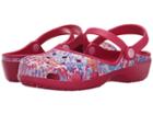 Crocs Karin Floral Graphic Clog (raspberry) Women's Clog Shoes