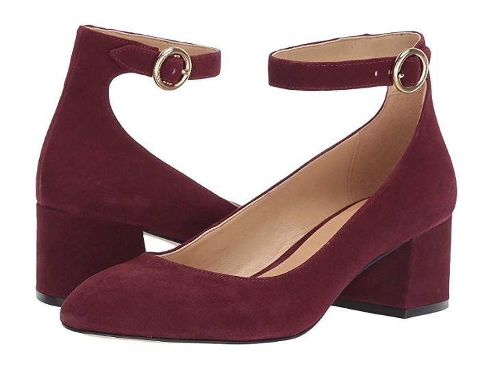 Michael Michael Kors Estelle Ankle Strap (oxblood) Women's Shoes