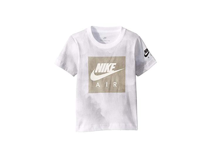Nike Kids Air Cloud Short Sleeve Tee (toddler) (white) Boy's T Shirt