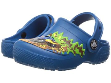 Crocs Kids Crocsfunlab Clog (toddler/little Kid) (monster Truck/ultramarine) Boys Shoes