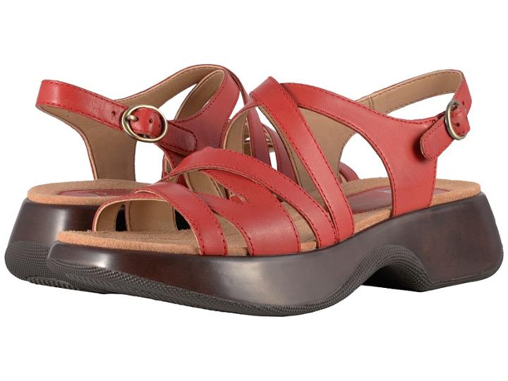 Dansko Lolita (tomato Full Grain) Women's Sandals
