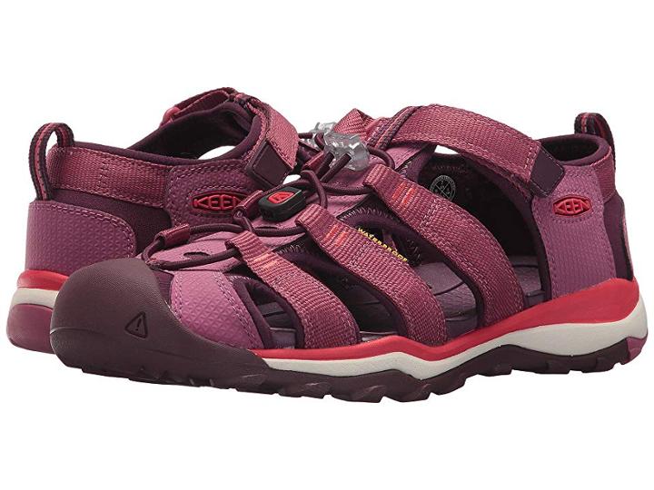 Keen Kids Newport Neo H2 (little Kid/big Kid) (red Violet/grape Wine) Girl's Shoes