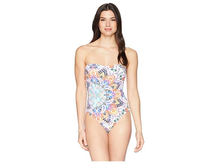 La Blanca Majorca Bandeau One-piece (multi) Women's Swimsuits One Piece