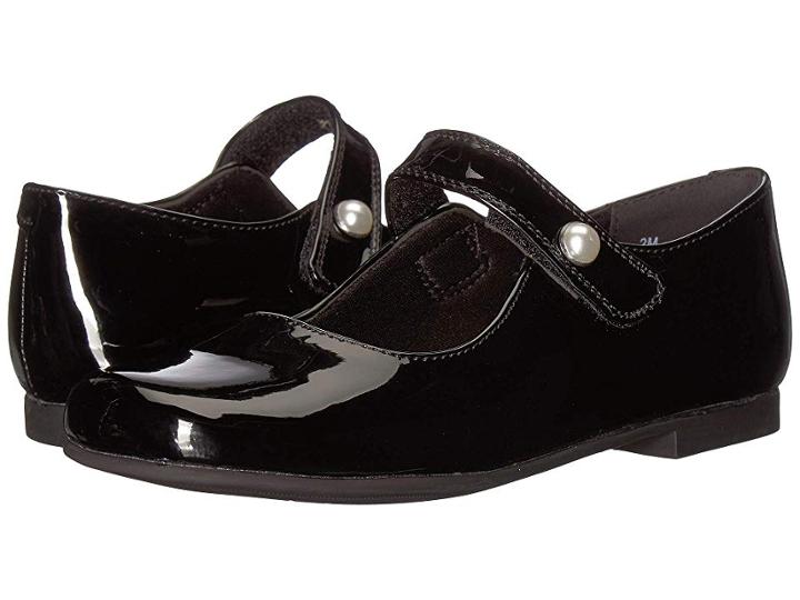 Rachel Kids Claire (little Kid) (black Patent) Girl's Shoes