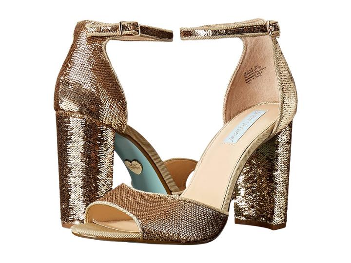 Blue By Betsey Johnson Calie (gold) Women's 1-2 Inch Heel Shoes