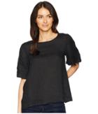 Allen Allen Short Sleeve Puff Tee (black) Women's Short Sleeve Pullover