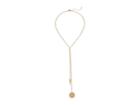 Rebecca Minkoff Medallion Double Drop Y-necklace (gold) Necklace