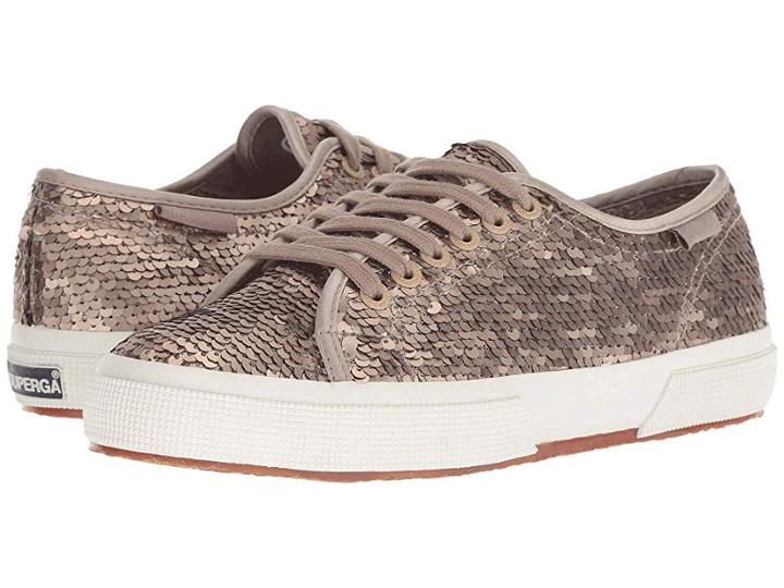 Superga 2750 Sequinjpw (bronze) Women's Shoes