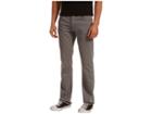 Mavi Jeans Zach Regular Rise Straight Leg Twill (grey Twill) Men's Jeans