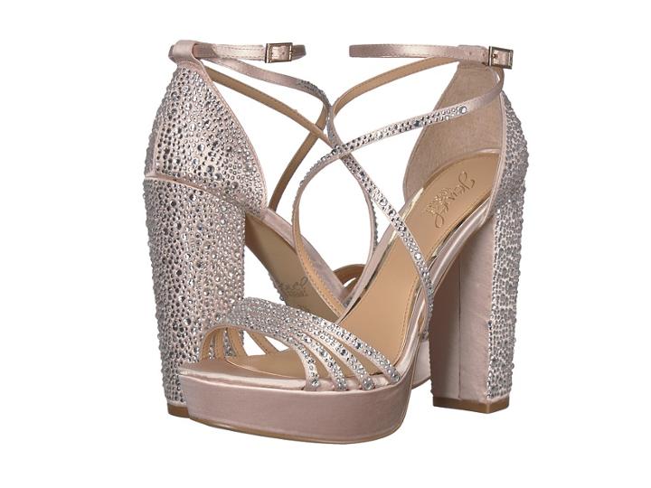 Jewel Badgley Mischka Tarah (champagne) Women's Shoes