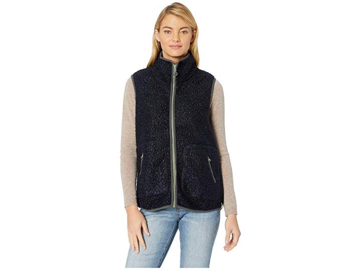 Woolrich Siskiyou Fleece Vest (navy) Women's Vest