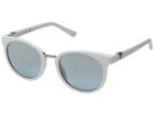 Guess Gu7601 (white Front/blue Gradient/light Flash Lens) Fashion Sunglasses