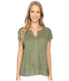 Sanctuary City Mix Tee (cactus) Women's Short Sleeve Pullover