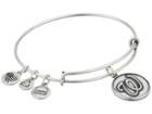 Alex And Ani Mlb(r) Washington Nationals Charm Bangle (rafaelian Silver Finish) Bracelet